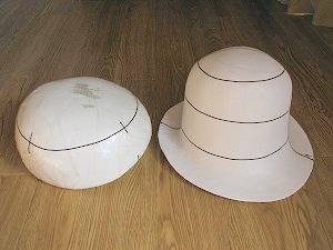 帽子を作る道具たち 大きいサイズのデザイナーズハット 帽子屋ポピンズ